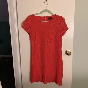 Red cocktail dress